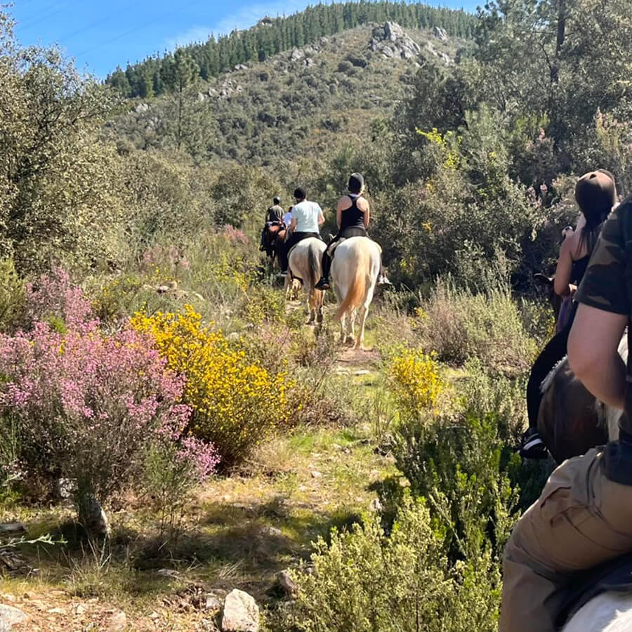 paseo a caballo por Las Médulas