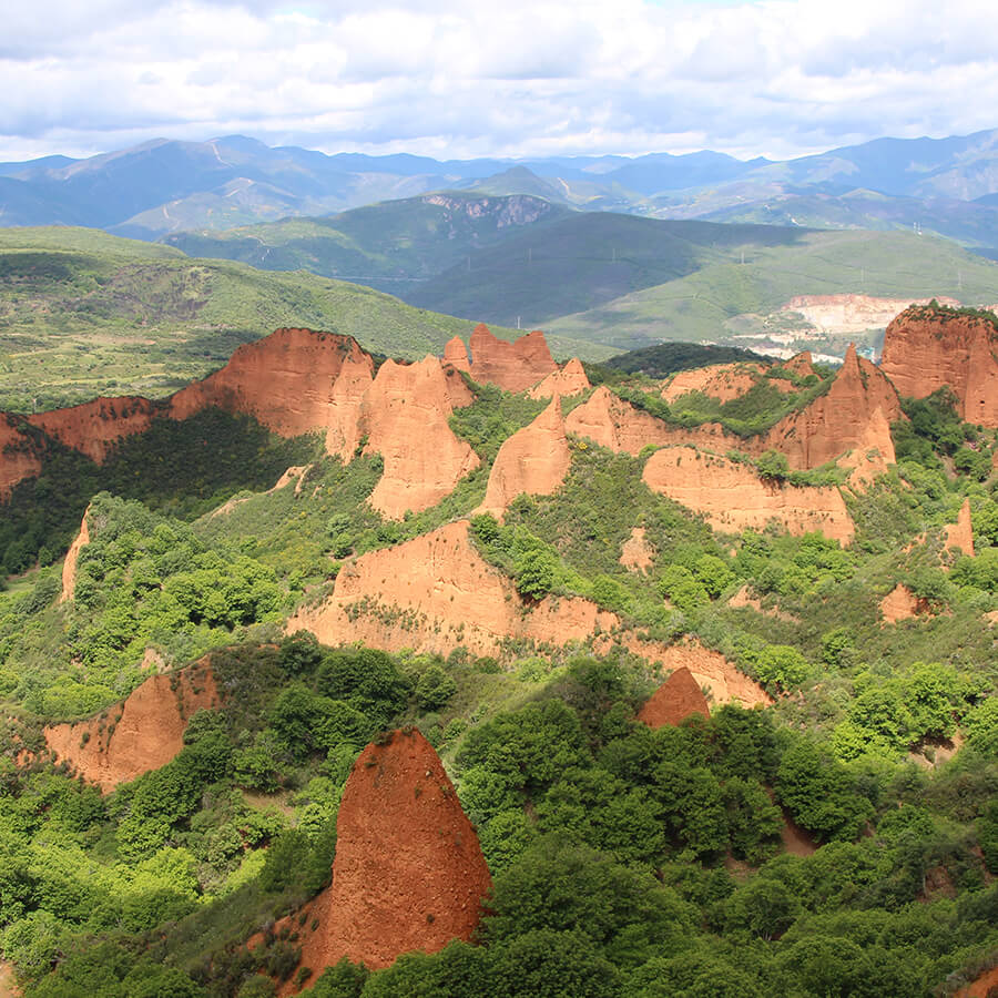 Mirador de Orellán en la Exucursión a Las Médulas